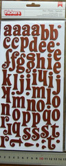 TINSEL Glossy Foil – RED CHERRY Chipboard 25-44mm High & 10-30mm Wide L2RM
