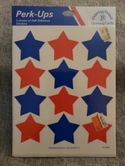 2Packs Sticker 1984 Olympics Drawing Board USA & ☆`s 3 Sheets In Each New,sealed