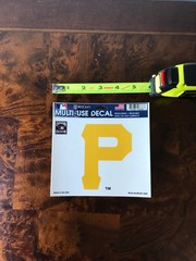 MLB Multi-Use Decal Reusable/Removable – WinCraft -NEW – PITTSBURGH PIRATES