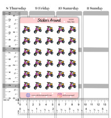 Baby Bike Icon Planner Sticker, Calendar and Journal Stickers