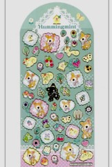 Sanrio Humming Mint Deer Gold Trimmed Sticker Sheet