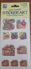 Loew-Cornell Sticker Art: Natures Beauty Farmers Market Fruits & Vegetables