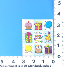 Carson Dellosa Happy Birthday Mini Sticker Sheets Lot Of 5