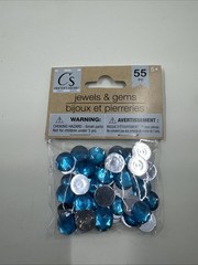 CRAFTER’S SQUARE Jewels & Gems Blue Circle SHAPE