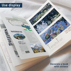 JUNKJWBZ 32 Sheets Vintage Oil Painting Stickers & 20 Liberty Atelier