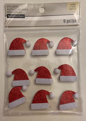 Lot 7 Pks Christmas Stickers For Crafts/Scrapbook Recollections & Jolee’s 3-D