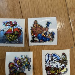Vintage BJs Calendar Stickers Lot Of 5 Prismatic Stickers BJ BJ’s 1983 1984