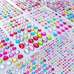 3165Pcs Gem Stickers Crystal Crafts – Self-Adhesive Stickers, Sticker Earrings,