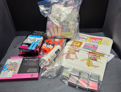 Huge Card Making Craft Lot HOTP Anna Griffin Spectrum Noir Sizzix Dies Stamps