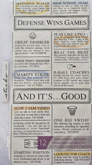 EK Success Basketball Classifieds SPCLA21 Photo Safe Stickers Scrapbooking