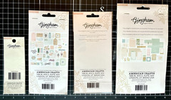 Crate Paper GINGHAM GARDEN Stickers, 12×12 Paper Project Pad Ephemera Stationery