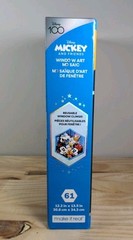 Disney Window Art Mosaic Mickey & Friends 66 pcs Reusable New In Box