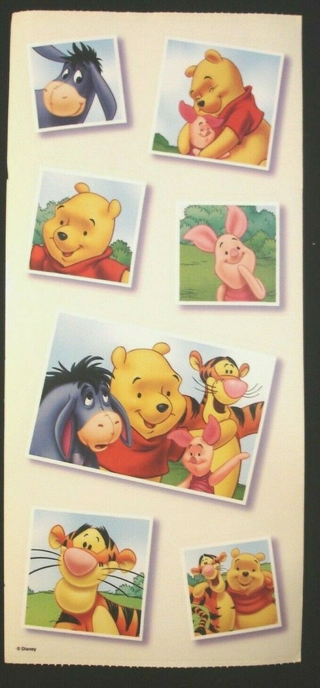 DISNEY Winnie Pooh Tigger Piglet Eeyore Friendship Snapshot Sandylion Stickers