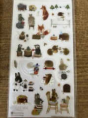 Stickii Club Woodland Creatures Stickers Sheet By Nettle And Twig