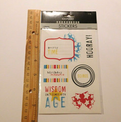 Keepsake Essentials Stickers Lot 2 Sheets Package ~Party Birthday~ Creativity