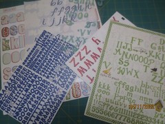40 Sheets Scrapbooking Stickers Alphabet Mixed Lot – Assorted brands & styles
