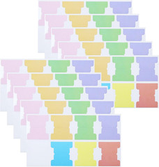 Sticky Index Tabs, Blank Colorful Page Markers, Repositionable Writable Flags