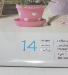 Adhesive Stencil Sheet – Martha Stewart – Valentine Theme – 14 Designs – 2011