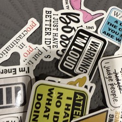 Lot Of 50+ Stickers Sarcasm Witty Rude Funny And More