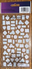 Sticko MINI ROAD TRIP TRAVEL ICONS VACATION TRAVEL Car Signs Map Luggage Sticker