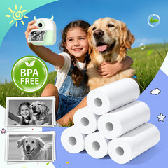6 Rolls of Refill Sticker Paper