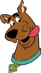 Scooby Doo Cartoon Character Waterproof Die-Cut Sticker