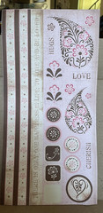 Scrapbooking Alphabet Letters and Adornments Lot of 2 NIP Glitter Crafting
