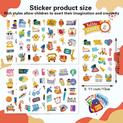 Welcome Back to School Stickers, 387PCS Teacher Motivational Stickers for Kids S