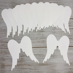 Paper Angel Wings Cutouts Holiday xmas Decorations Bulletin Board Die Cut Shape