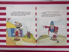 Pinocchio Circus junk journal & ephemera lot With Trinkets