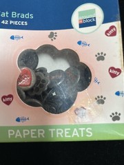 Around the Block Decorative Scrapbooking Cat Brads – Paper Treats – 42 Pieces