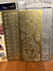 Asian Theme Cardmaking Stickers LOT. This Includes a Great Variety of 40 Sheets￼