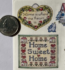 SWEET HOME Stickers(8pc)Frances Meyer•Household•Card Making •Family •Birdhouse•