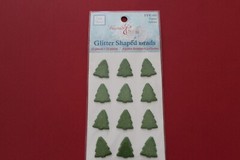 Deja Views «Christmas Trees Shaped BRADS» FFE-60 – 12 Pieces