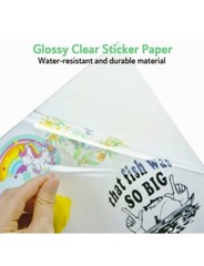 200 PK Koala Printable Clear Vinyl Sticker Paper for LASER Printer Waterproof