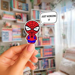 Spider-man Sticker, Vinyl Sticker, Laptop Sticker, car decal, funny sticker