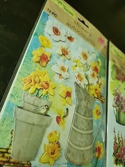 Lot Of 4 Packages Of Flower Crafters Square Pop Up Stickers Scrapbooking NEW #4