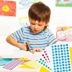 1620 Pcs Holographic Star Stickers 30 Sheets 6 Colors Foil Star Stickers for …