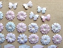 Handmade Paper Embellishments 59 Shabby Chic Scrapbooking Journals Cards Tags