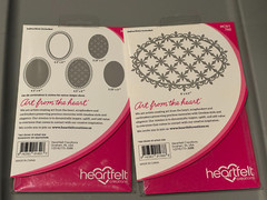 NEW Heartfelt Creations Decorative Oval HCD1-762 & Eyelet Ovals HCD1-776 Dies