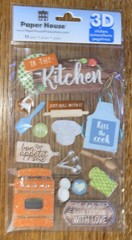 Paper House In The Kitchen Kiss The Cook Bin Appetite Oven Season W Love Sticker
