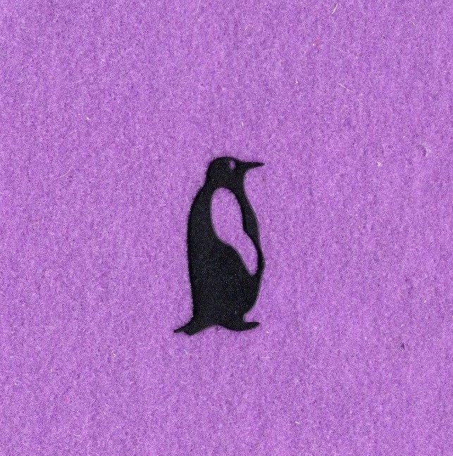 PENGUIN # 4 die cuts scrapbook cards