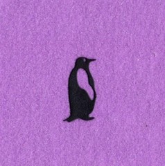 PENGUIN # 4 die cuts scrapbook cards