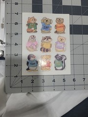 Vintage Shirt Tales Sticker Lot