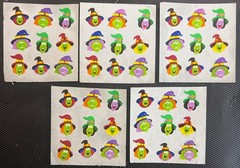 VINTAGE SANDYLION WITCH STICKER LOT 4.25 SHIPS ALL