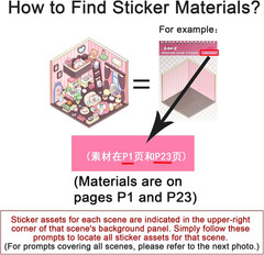 20 Sets DIY 3D Sticker Scene Collection Book for Kids and Adults