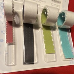 Creative Memories Enchanted Die-Cut Paper Ribbon 4 Rolls Scrapbooking