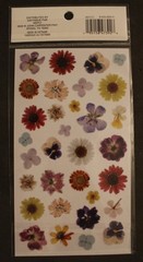 New Recollections scrapbook stickers Colorful Flowers wildflowers 2 sheets