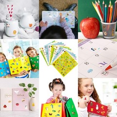 Animal Stickers for 8 Themes Cute Animal Sticker for Water Bottle Decor Scrap…