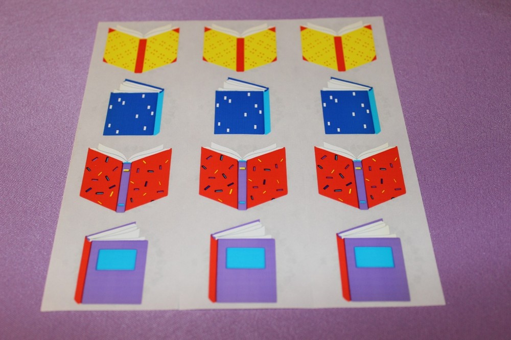 Mrs. Grossman’s Sheet RARE Vintage 1989 Full Sheet of Books Stickers!